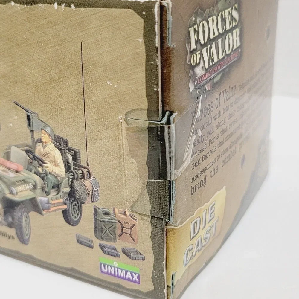 Forces of Valor 1944 US Amphibian Jeep Normandy 1:32 Die Cast Vehicle 92000 NEW